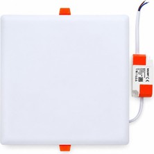 Tr Flexi 3 Renkli Kare Sıva Altı LED Panel Armatür 36 Watt Ayarlı