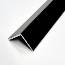 Tr Alüminyum Köşe Profili Alüminyum Köşebent L Profil Siyah (2 cm x 2 cm x 100 Cm)