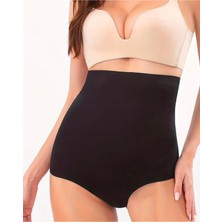 Lazer Kesim Silikonlu Slip Korse 4402 Siyah