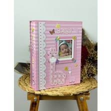 Tr Rabsev RS031 Bebek Fotoğraf Albümü 10X15CM 200 Fotoğraf Kapasiteli Kutulu Pencereli Bebek Alb