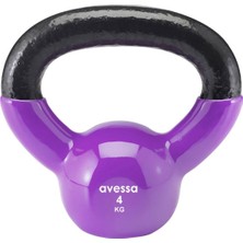 Tr 4kg Kettlebell Çaydanlık Dambıl Mor, Avs-4kgkettlebell