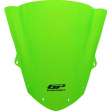 GP Kompozit Kawasaki ZX-636R 2010-2017 Uyumlu Ön Cam Yeşil - 34 cm