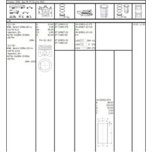 Opel Vectra Gomlek 86.00 Std 40204100G Goetze