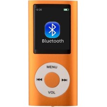 Junglee 5007MP Metal Mp3 Player Renli Ekranlı Fm Radyolu Bluetoth Lu Hafıza Kartı Girişli Müzik Çalar Turuncu