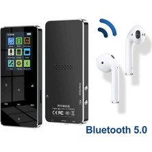 Junglee Bluetooth Lu Mp3 Mp4 Çalar Fm Radyolu Şarjlı Mp4 Player Dahili Hoparlör 8gb Hafızalı Müzik Çalar Gümüş