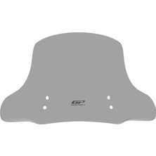 GP Kompozit Vespa GTV 300 2024 Uyumlu Ön Cam Gri - 42 cm