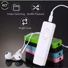 Junglee Bluetooth Lu Mp3 Player Dahili Hoparlör Kablolu ve Kablosuz Kulaklık ile Kullanabilme Mini Mp3 Çalar Beyaz