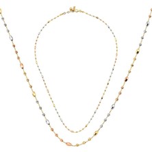 Ema Jewellery Silindir Top Altın Kolye