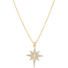 Ema Jewellery Taşlı Kuzey Yıldızı Tasarım Kolye