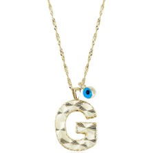 Ema Jewellery Altın G Harf Kolye