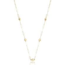 Ema Jewellery Top Top Altın Zincir Kolye