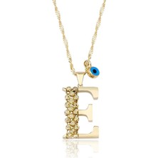 Ema Jewellery E Harf Altın Kolye
