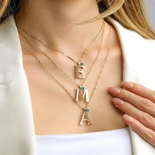 Ema Jewellery I Harf Altın Kolye