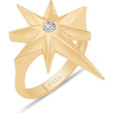 Ema Jewellery Tek Taş Kuzey Yıldızı Yüzük
