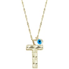 Ema Jewellery Altın T Harf Kolye
