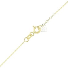 Ema Jewellery Siyah Harf Altın Kolye