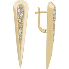 Ema Jewellery Oval Kristali Küpe