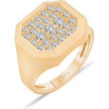 Ema Jewellery Taşlı Trend Yüzük