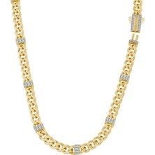 Ema Jewellery Baget Taşlı Gurmet Zincir