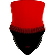 GP Kompozit Yamaha XMAX 250 2011-2013 Uyumlu Baskılı Ön Cam Kırmızı - 60 cm