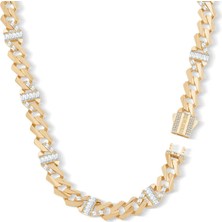 Ema Jewellery Baget Taşlı Gurmet Zincir