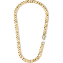 Ema Jewellery 11MM Piramit Gurmet Zincir