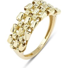 Ema Jewellery Altın Kalemli Top Top Yüzük
