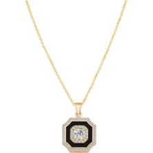 Ema Jewellery Mineli Taşlı Tasarım Kolye