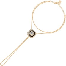 Ema Jewellery Siyah Mineli Taşlı Şahmeran