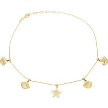 Ema Jewellery Kuzey Yıldızı Altın Halhal