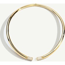 ReGold Vega 14 Ayar Altın Taşlı Set