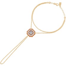 Ema Jewellery Turuncu Taşlı Şahmeran