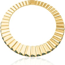 Regold Yeşil Taşlı 4'lü Set