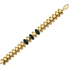 Regold 3'lü Yeşil Taşlı Bileklik