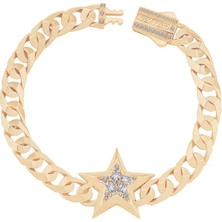 Ema Jewellery Taşlı Yıldız Gurmet Altın Bileklik
