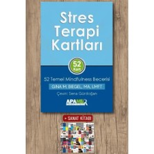 Apamer Yayınları Stres Terapi Kartları - 52 Kart + Sanat Kitabı