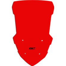 GP Kompozit Yamaha NMAX 125 / 155 2021-2024 Uyumlu Ön Cam Kırmızı - 60 cm