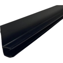 Glassmakro Duşakabin Siyah Yan Suluk (F Fitil) 200 cm 8 mm Camlar Için