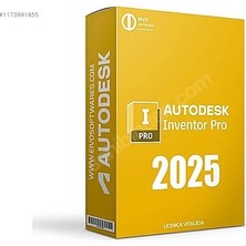 Autodesk Inventor Pro 2025 (Windows) - 1 Pc 1 Yıl Dijital Kod