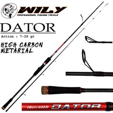 Wily Dator Spin Kamış 180 cm 7-28 gr 2,10