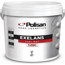 AvantajAl Polisan Exelans Turbo Yarı Mat Dış Cephe Boyası 15 Lt Beyaz
