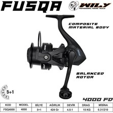 Wily Fusqa 4000 Olta Makinası 5+1 Bb 4000