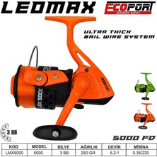 Ecoport  Leomax 5000 Olta Makinası 3 Bb Yeşil