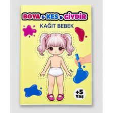 Tocaboca Kağıt Bebek Boya&kes&giydir (240GR Kalın Kağıt)