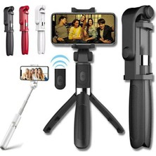 Selfie Stick L01 Bluetooth Kumandalı Selfie Çubuğu Tripod Monopod
