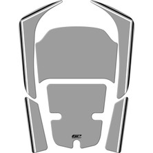 Gp Kompozit Honda Forza 250 2018-2026 Uyumlu Yeni Seri Tank Pad Nardo Gri