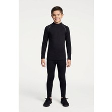 Scorp Thermo-Fit Erkek Çocuk Termal Içlik Alt Üst Takım Kayak Içliği Siyah