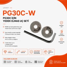 Glassmakro Leponit Zag Zag Yedek Elmas Uç Yedek Bıçak