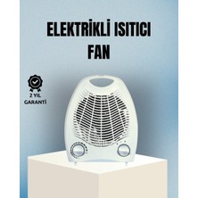 Akıllı Bayi Fanlı Elektrikli Isıtıcı – 3 Kademeli Isı Ayarı ve Güvenli Kullanım