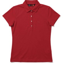 Raru Kadın Polo T-Shirt Lucıda Bordo
